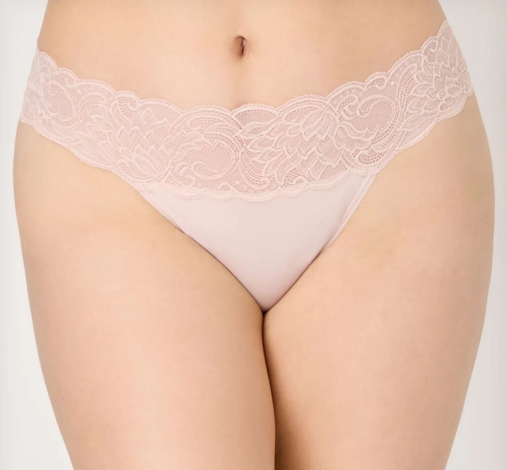 Maidenform Women's Luxurious Lace Thong - L/7